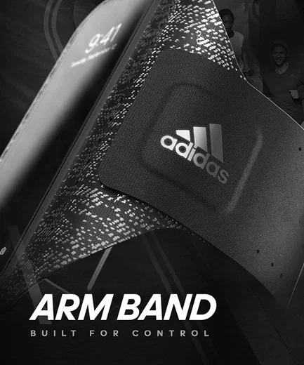 Adidas Smartphone Sport Armband voor het Hardlopen 5.5 Inch Zwart afbeelding 3