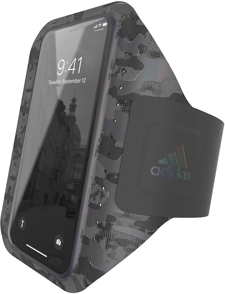 Adidas Smartphone Sport Armband voor het Hardlopen 5.5 Inch Camo Zwart afbeelding 1
