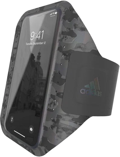 Adidas Smartphone Sport Armband voor het Hardlopen 5.5 Inch Camo Zwart afbeelding 1