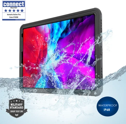 4smarts Rugged Active Pro STARK iPad Pro 11 (2021 / 2020) Hoesje Zwart afbeelding 1