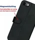 Rosso Deluxe iPhone SE (20/22) / 8 / 7 Hoesje Echt Leer Book Case Zwart afbeelding 9