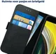 Rosso Deluxe iPhone SE (20/22) / 8 / 7 Hoesje Echt Leer Book Case Zwart afbeelding 6