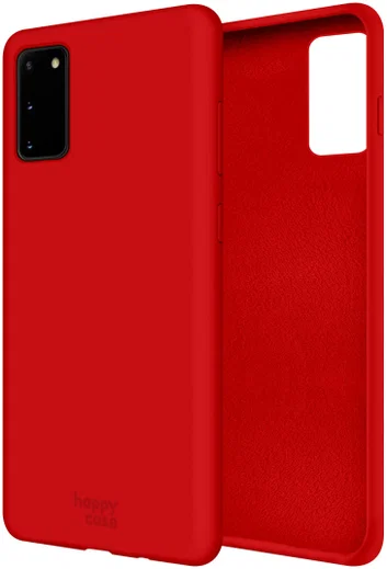 HappyCase Samsung Galaxy S20 Hoesje Siliconen Back Cover Rood afbeelding 2