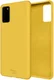HappyCase Samsung Galaxy S20 Hoesje Siliconen Back Cover Geel afbeelding 2