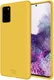 HappyCase Samsung Galaxy S20 Plus Hoesje Siliconen Back Cover Geel afbeelding 1