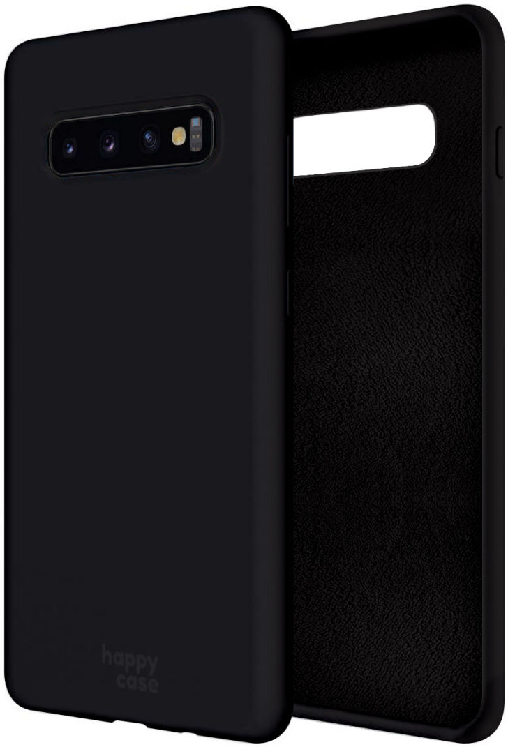HappyCase Samsung Galaxy S10 Plus Hoesje Siliconen Back Cover Zwart afbeelding 7