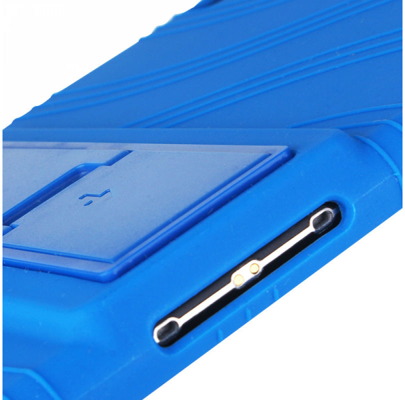 Lenovo Tab M10 (HD) Gen 1 Kinder Tablethoes Kickstand Siliconen Blauw afbeelding 6