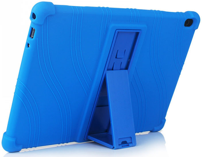 Lenovo Tab P10 Kindvriendelijke Hoes Met Kickstand Siliconen Blauw afbeelding 5