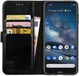 Rosso Element Nokia 8.3 Hoesje Book Cover Zwart afbeelding 1