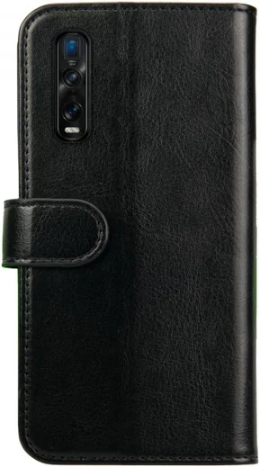 Rosso Element Oppo Find X2 Pro Hoesje Book Cover Zwart afbeelding 2