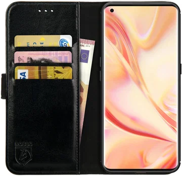 Rosso Element Oppo Find X2 Pro Hoesje Book Cover Zwart