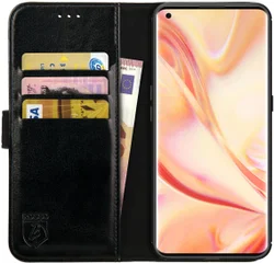Rosso Element Oppo Find X2 Pro Hoesje Book Cover Zwart afbeelding