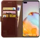 Rosso Element Huawei P40 Hoesje Book Cover Bruin afbeelding 1