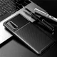 Oppo Find X2 Siliconen Carbon Hoesje Zwart afbeelding 1