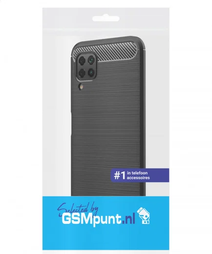 Huawei P40 Hoesje Geborsteld TPU Zwart afbeelding 2