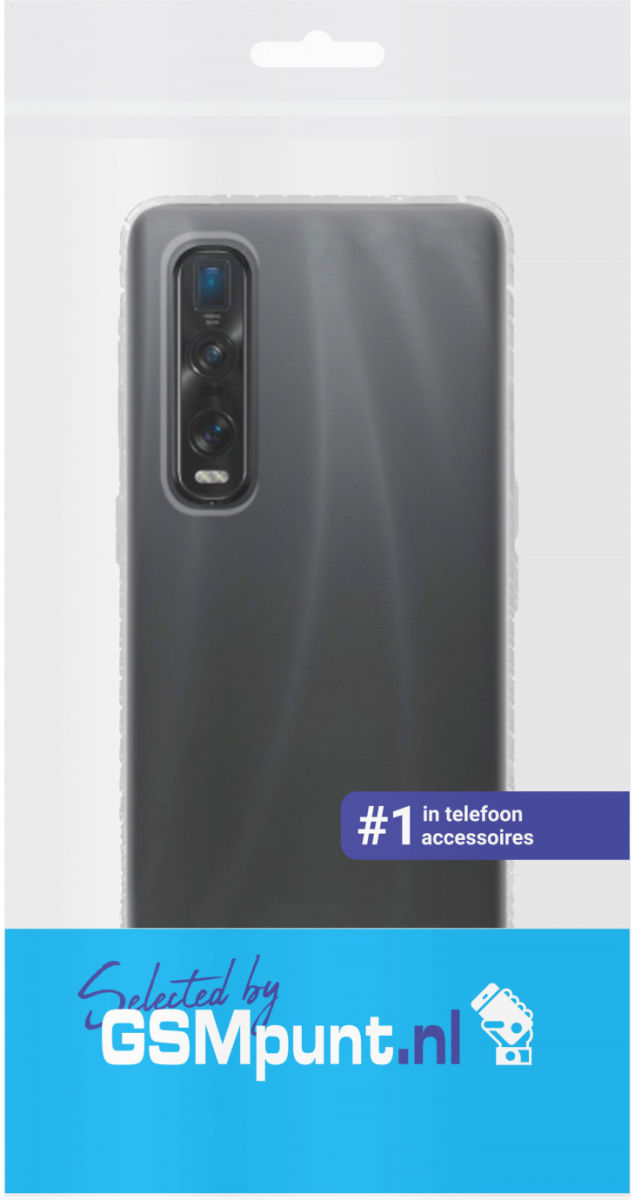 Oppo Find X2 Pro Hoesje Dun TPU Transparant afbeelding 2