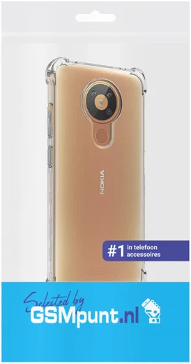 Nokia 5.3 Dun TPU Hoesje Schokbestendig Transparant afbeelding 4