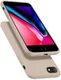 HappyCase iPhone SE 2020/2022 Hoesje Siliconen Back Cover Beige afbeelding 2