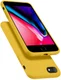HappyCase iPhone SE 2020/2022 Hoesje Siliconen Back Cover Geel afbeelding 2