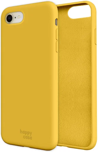HappyCase iPhone SE 2020/2022 Hoesje Siliconen Back Cover Geel afbeelding 5
