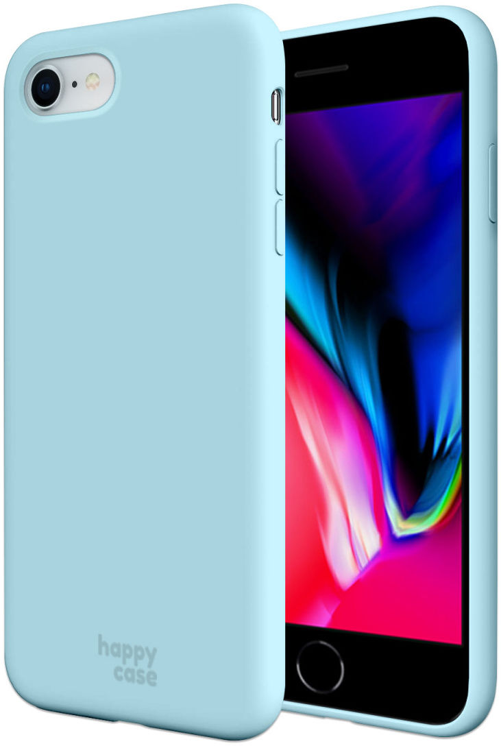 HappyCase iPhone SE 2020/2022 Hoesje Siliconen Back Cover Blauw afbeelding 1