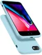 HappyCase iPhone SE 2020/2022 Hoesje Siliconen Back Cover Blauw afbeelding 2