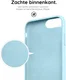HappyCase iPhone SE 2020/2022 Hoesje Siliconen Back Cover Blauw afbeelding 7