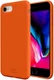 HappyCase iPhone SE 2020 Hoesje Siliconen Back Cover Oranje afbeelding 1