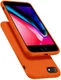 HappyCase iPhone SE 2020 Hoesje Siliconen Back Cover Oranje afbeelding 2
