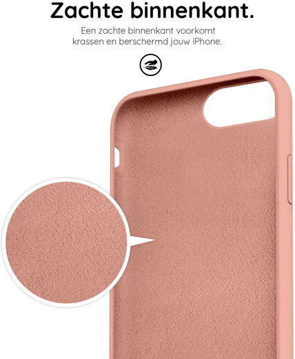 HappyCase iPhone SE 2020/2022 Hoesje Siliconen Back Cover Pink afbeelding 6