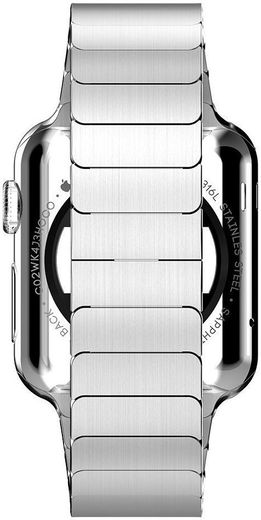Apple Watch 1-10/SE/Ultra 49/46/45/44/42MM Bandje Schakelband RVS Zilver afbeelding 7
