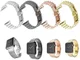 Apple Watch Bandje - 1-10/SE - 42/41/40/38MM - Schakelband - RVS - Zwart afbeelding 6