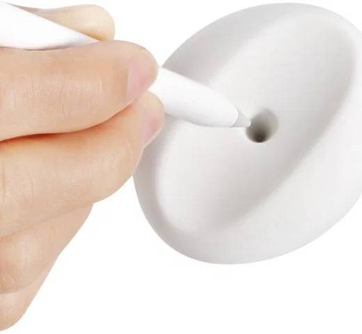 Siliconen Apple Pencil Houder Wit afbeelding 1