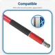 Universele Stylus Pen Voor Telefoon Tablet en iPad Met 3 Tips Rood afbeelding 2
