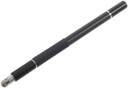 Universele Stylus Pen Voor Telefoon Tablet en iPad Met 3 Tips Zwart afbeelding