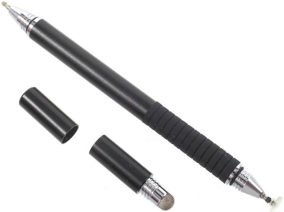 Universele Stylus Pen Voor Telefoon Tablet en iPad Met 3 Tips Zwart afbeelding 9