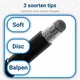 Universele Stylus Pen Voor Telefoon Tablet en iPad Met 3 Tips Zwart afbeelding 3