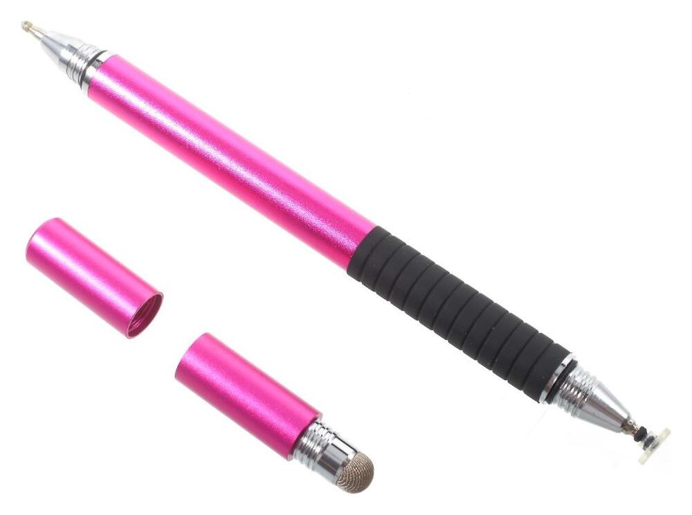 Universele Stylus Pen Voor Telefoon Tablet en iPad Met 3 Tips Roze afbeelding 5