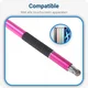 Universele Stylus Pen Voor Telefoon Tablet en iPad Met 3 Tips Roze afbeelding 2