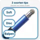 Universele Stylus Pen Voor Telefoon Tablet en iPad Met 3 Tips Blue afbeelding 3