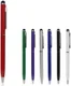 Universele Stylus Pen Met Soft Tip En Balpen Rood afbeelding 4