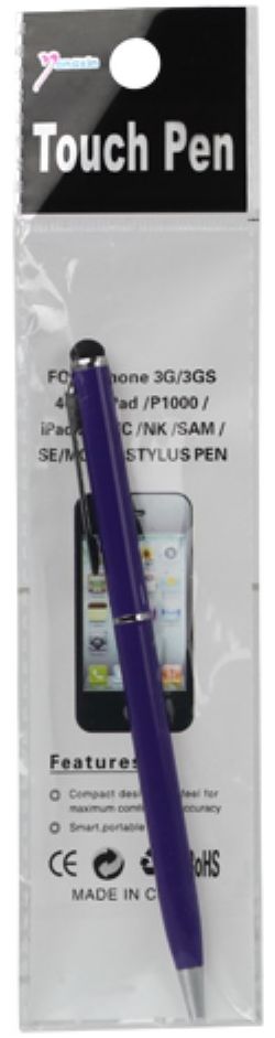 Universele Stylus Pen Met Soft Tip En Balpen Rood afbeelding 5