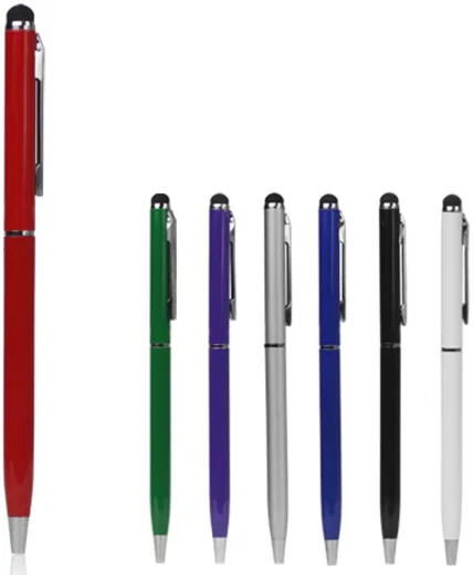 Universele Stylus Pen Met Soft Tip En Balpen Groen afbeelding 4
