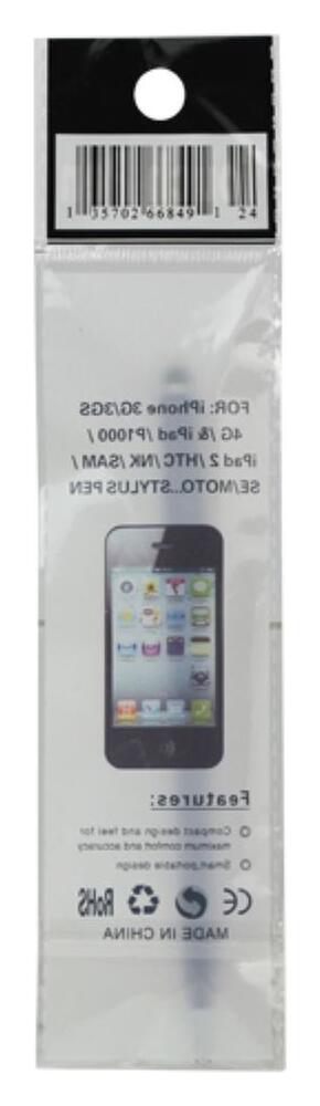 Universele Stylus Pen Met Soft Tip En Balpen Zwart afbeelding 5