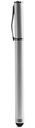 Universele Stylus Pen Met Balpen En Dop Zilver