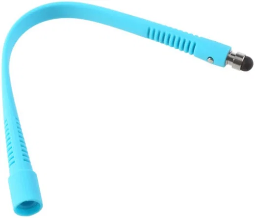 Universele Siliconen Capacitive Stylus Armband Blauw afbeelding 2