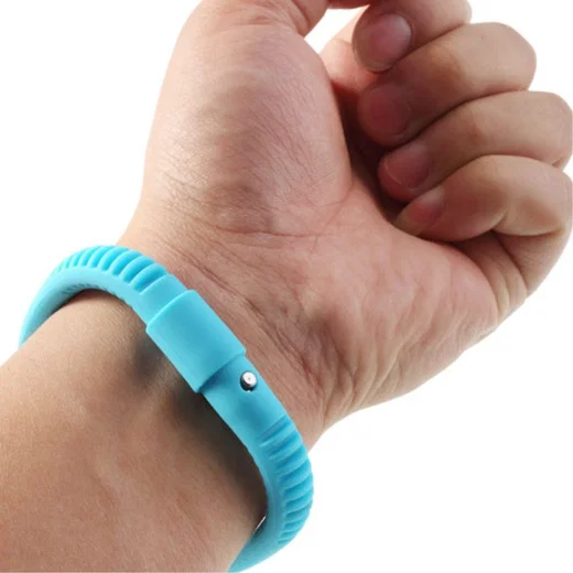 Universele Siliconen Capacitive Stylus Armband Blauw afbeelding 1