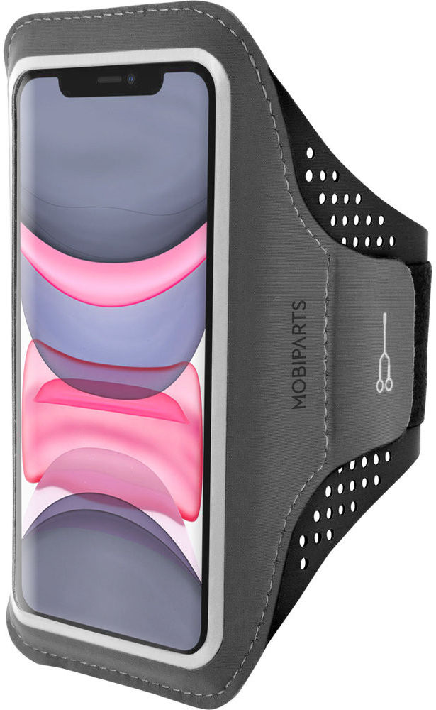 Mobiparts Comfort Fit Armband Apple iPhone 11 Sporthoesje Zwart afbeelding 1