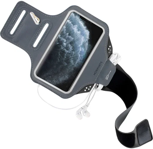 Mobiparts Comfort Fit Armband iPhone 11 Pro Max Sporthoesje Zwart afbeelding 2