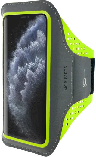Mobiparts Comfort Fit Armband Apple iPhone 11 Pro Sporthoesje Groen afbeelding 1